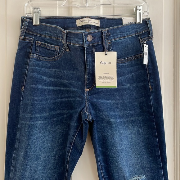 NWT GAP High Stretch Easy Leggings Denim Jeans 29R - Picture 4 of 6